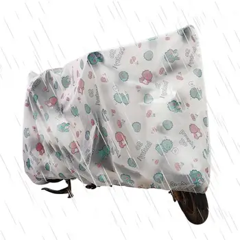 Motorka Daždi Kryt Rainproof Ochranný Kryt Všetkých Poveternostných Motorke Ochrany Motocykel Kryt Roztomilý Kreslený Vzor Slnko Obrázok