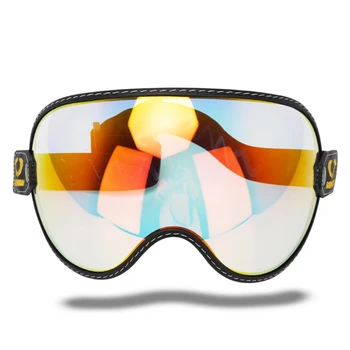 Retro Motocyklové Okuliare Bublina Clonu na Koni Mimo UV Ochrana čelného skla Farebné Ročník pre Polovicu Tváre Prilby Obrázok