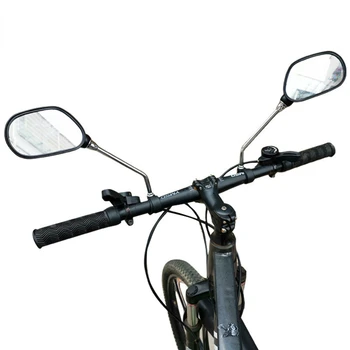 1 Pár Požičovňa Spätné Zrkadlo Na Bicykli Jazda Na Bicykli Širokú Škálu Späť Pohľad Reflektor Nastaviteľný Uhol Vľavo, Vpravo Zrkadlá Príslušenstvo Obrázok