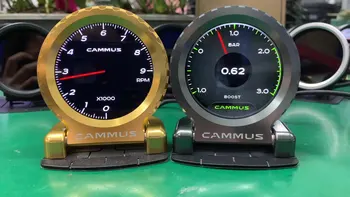 Cammus Multi D/A Digitálny Displej LCD Boost Auto so Sensor 2,5 Palca 60 mm 7 Farieb v 1 Racing Rozchod Obrázok