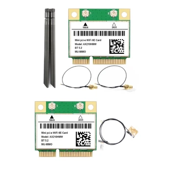 5374M WiFi 6A Adaptér mini PCI-E BT5.2 Tri-Band AX210HMW Bezdrôtové Karty Obrázok