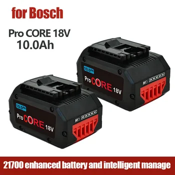 100% vysoko kvalitných 18V 10.0 Ah Lítium-Iónová Výmena Batérie GBA18V80 pre Bosch 18 Volt MAX Akumulátorové náradie Vŕtačky Obrázok