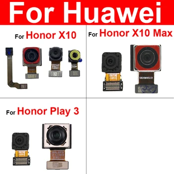 Predné, Zadné, Hlavný Fotoaparát Pre Huawei Honor X10 X10Max Hrať 3 Späť Veľké Ultra Široký Fotoaparát Malé Vga Kameru Opravy Dielov Obrázok