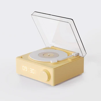 Retro Zrkadlo Budík Bezdrôtový Reproduktor Multifunkčné Audio Record Player Hifi Hifi Stereo Music Box Obrázok