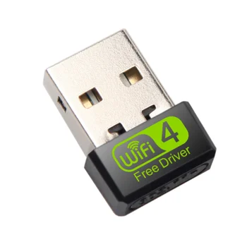 150Mbps USB 2.4 G Wifi Prijímač Plug and Play Disk Free Wifi Adaptér pre Notebook Ploche Počítača Obrázok