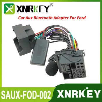 XRNKEY Car Audio Kábel Pre Ford Fiesta Zameranie 6000 CD autorádio Adaptér S Mikrofónom/AUX AUX-IN Kábel/Bluetooth 5 Obrázok