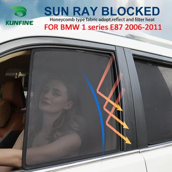 4PCS/Súbor Alebo 2KS/Set Magnetické Auto Bočné Okno Slnečníky Oka Tieni Blind Pre BMW 1 series E87 2006-2011 Obrázok