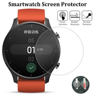 100KS Screen Protector Pre Garmin Fosílnych Suunto Ticwatch Casio Samsung Huawei Kolo Smart Hodinky Tvrdené Sklo Ochranný Film Obrázok