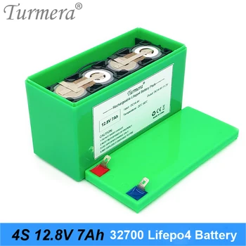 32700 Lifepo4 Batérie 4S1P 12.8 V 7Ah s 4S 40A Vyvážené BMS pre Elektrické Lode a Neprerušené Napájanie 12V Turmera Obrázok
