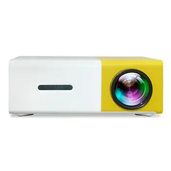 Malé LED Projektor Portbale A Trvanlivé 1080PHD Video Projektor Pre YG300 Jednoduché Použitie HD Video, Projektor, Alebo Cestovanie Turistika Obrázok