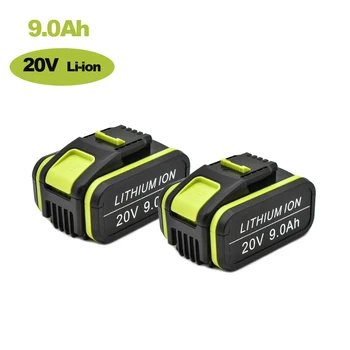 Worx – batterie Li-Ion Max Worx 20V 9000mAh remplacement, WA3551 WA3551.1 WA3553 WA3641 WX373 WX390 Obrázok