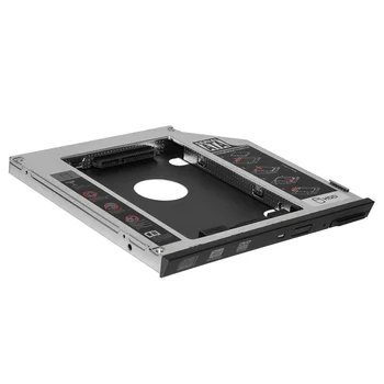 2. HDD Caddy 9,5 mm SATA Na Hliníkový SATA SSD Prípade, DVD a CD-ROM Pre Dell E6400 Notebook Notebook Obrázok
