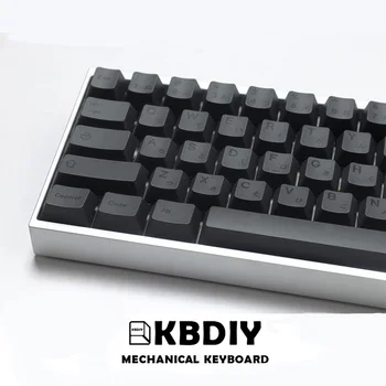 KBDiy GMK Minimalistický Šedá Keycaps PBT Cherry Profil Black 138 Kľúče Spp pre MX Mechanické Spínače Hra Klávesnice Keycap urob si sám Obrázok