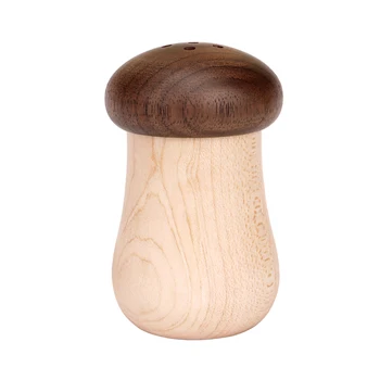 Vyrobený z vysoko-kvalitného orechového dreva a javor, trvanlivé, vymeniteľné, ročník farby a krásne huby tvarované špáradlo box Obrázok