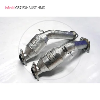 HMD Výfukových Downpipe na Infiniti G37 Auto Príslušenstvo S katalyzátor, Armatúry Catless Hlavičky Obrázok