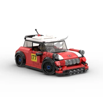 MOC-86426 Mini Cooper stavebným Šport RC Auto Toy Model Pre Deti Darček Obrázok
