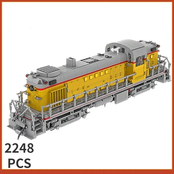 MOC-52188 Union Pacific Alco RS-2 (1:38) Vlak Tehly stavebným Dieťa Hračky Nastaviť Tehly DIY Hračka pre Deti Narodeninám Obrázok