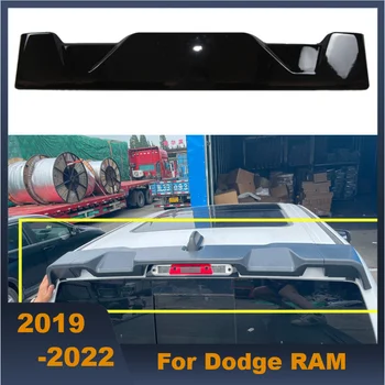 Kvalitný Materiál ABS Zadné Okno Čierne KRÍDLA a Chvost Prerobit Strešný Spojler Fit Pre Dodge Ram 2019-2022 Obrázok