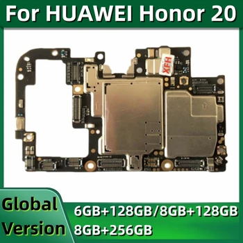 Doska plošného spoja Modulu pre Huawei Honor 20 YAL-AL00, Pôvodný Doske, Odomknutý Logic Dosky s Globálnymi ROM, 128 GB, 256 GB Obrázok