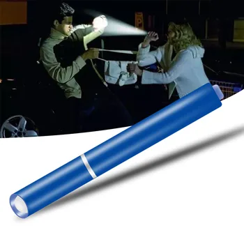 Mini Baterka sebaobrany Penlight Lekárske Horák na Tvrdé Svetlo LED Žiarovky AAA Batérie Strobo Camping O5 Nepremokavé Jednom Režime 5W Obrázok