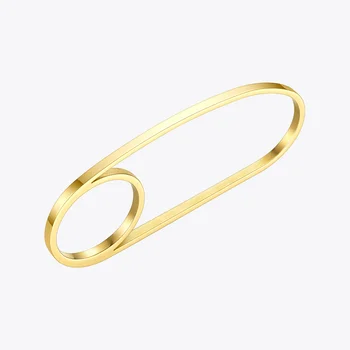 ENFASHION Multi Prst Krúžok z Nehrdzavejúcej Ocele Zlatá Farba Minimalistický Prstene Pre Ženy Módne Šperky 2020 Priateľov Darčeky R204066 Obrázok