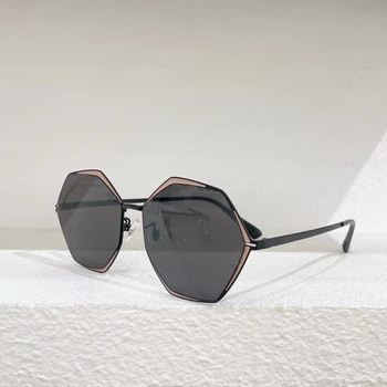 Nové zliatiny mnohouholník klasické slnečné okuliare mužov top end módny návrhár okuliare UV400 vonkajšie ručné ženy jednoduché SLNEČNÉ OKULIARE Obrázok