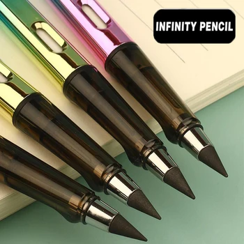 Farebné Večný Ceruzka Nové Technológie Infinity Písanie Ceruzka s Gumou Novosti Darček Maľovanie Dodáva Japonské kancelárske potreby Obrázok