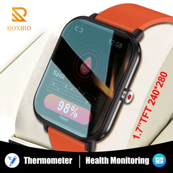 Smart Hodinky Q9 Pro Muži Ženy Smartwatch Telesnej Teploty SpO2 Monitor Šport Fitness Tracker Vodotesný IP68 Smartwatch Hodiny Obrázok