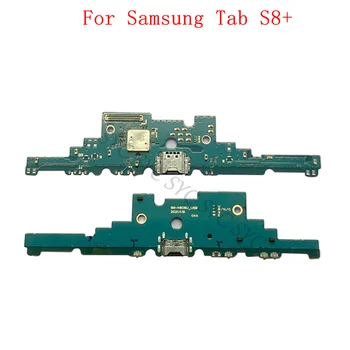Nabíjanie pomocou pripojenia USB Konektor Port Rada Flex Kábel Pre Samsung Tab S8+ X800 X806 Nabíjací Port Opravy Dielov Obrázok