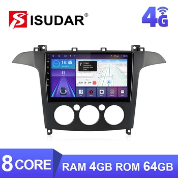 ISUDAR W68 autorádio Pre Ford S Max 2006-2015 Č. 2 din Android Navigačný Autoradio Multimédiá GPS DVR Kamera FM WiFi 32 gb ROM Obrázok