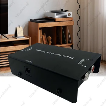 Ultra-Kompaktný Phono Predzosilňovač PP9000 Nastavenie Hlasitosti Pre-Amp Gramofónu Preamplificador EÚ a USA Plug Obrázok