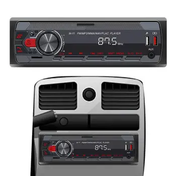 Jeden Din Auto Stereo Jeden DIN Auto Stereo Prijímač Pre Autá Proti Rušeniu Jeden DIN Auto Stereo S BT Stlačte tlačidlo Ptt Obrázok