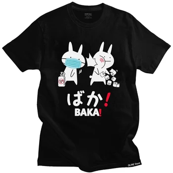 Vtipné Pygmejmi Králik Slap T-Shirt pre Mužov 100% Bavlna Krátke Rukávy Japonské Anime Meme Tričko Košele mange Tričko Oblečenie Darček Obrázok