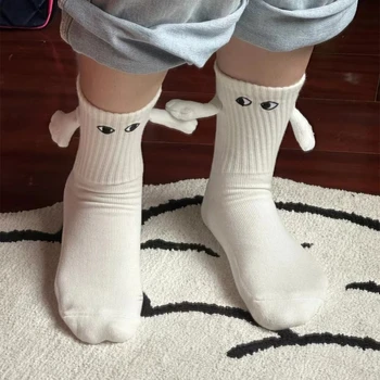 Magnety, Magnetické Posádky Ponožky Vzťah Zodpovedajúce Členkové Ponožky Zábavné Novinka Roztomilá Bábika Párov Ponožky Roztomilý Bavlnené Ponožky Obrázok