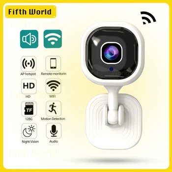 Mini Smart Fotoaparát, WiFi Bezdrôtové Diaľkové Monitorovanie 1080p Ip Camara Wifi Zabezpečenia, Ochrana Kamery Obrázok