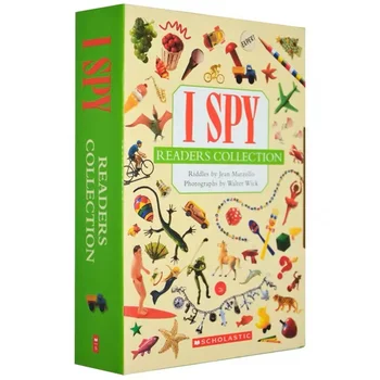 13PCS Box Set I Spy Reader Zber Vizuálny Objav anglický Obrázkové Knihy Dieťaťa Raného Vzdelávania Deti Čítanie Veku 3-6 Rokov Obrázok