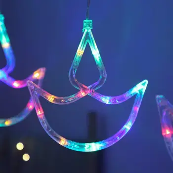 Vianočné LED Svetlá Víla String Svetelný Záves Garland Osvetlenie Reťazce Nový Rok Domáce Dekorácie Narodeniny, Svadobné Party Decor Obrázok