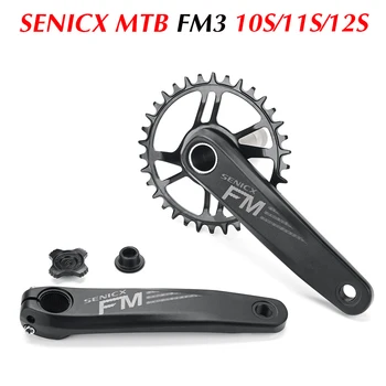 SENICX FM3 MTB Bike Kuky Horských Kľukou 165mm 170 mm 175 34T 32T boost Chainset Obrázok