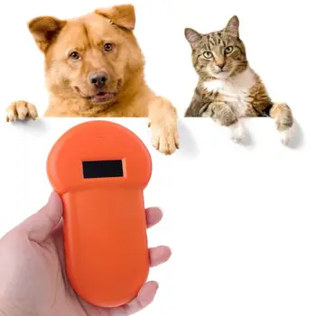 Zviera Čipom Reader 134.2 KHZ Pet Mikročip Skener, Ručné nabíjanie z USB pre Riadenie Zvierat na Farme Stopových Identifikovať Pet Obrázok