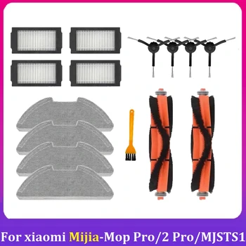 15Pcs Hlavné Bočné Kefa Filter Mop Handričku Pre Xiao Mijia Robot Vysávač-Mp Pro / 2 Pro / MJSTS1 Vysávač Príslušenstvo Obrázok