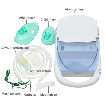 Prenosný Ultrazvukový Inhalátor Domov Lekárske Kompresor Rozprašovač Medicíny Inhalovať Rozprašovač Starostlivosť O Zdravie Detí, Alergia Úľavu Obrázok