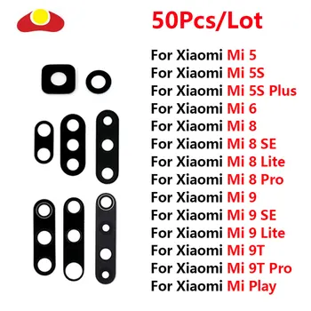 50Pcs Pre Xiao Mi 5 5S Plus 6 8 Lite 9 SE 9T Pro Hrať Mi5 Mi6 Mi8 Mi9 S Samolepiace Nálepky Zadné zadný Kryt Objektívu Sklo Obrázok