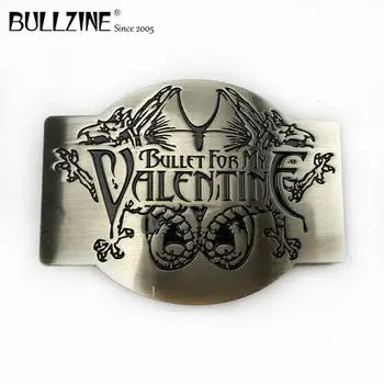 Na Bullzine Valentine opasku s čierny smalt FP-03095 vhodné pre 4cm, šírka pásu . Obrázok