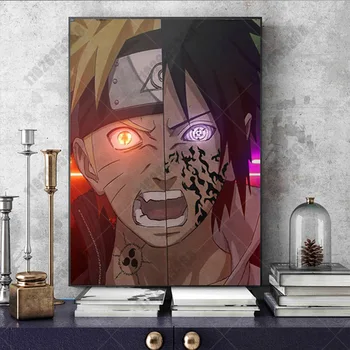 Periférne Anime Naruto Plagát Uchiha Itachi Plátno Na Maľovanie Na Stenu Umenie Obrázok Nástenná Maľba Modulárny Obývacia Izba, Spálňa Domova Cudro Obrázok