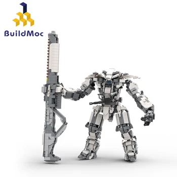 Stavať MOC Roboty Stroj Tehál, Blokov Zbierky Dieťa Hračky Robot MK17 Guardianed Obrázok