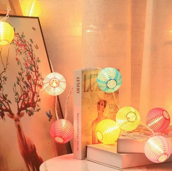 Gule Led Svetlá Batérie Rozprávkových Svetiel pre Home Decor Obrázok