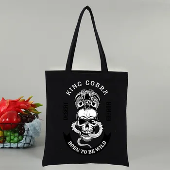 Andrew Tate Žien Shopper Taška Plátno Tote Tašky cez Rameno, Nákupné tašky s potlačou Čierne Látkové Kabelky Eco Friendly Obrázok