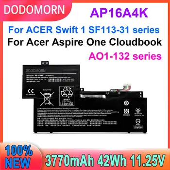AP16A4K Notebook Batéria Pre Acer Swift ASPIRE 11 AO1-132 SF113-31-P865 SF11 NE132 N16Q9 KT.00304.003 11.25 V 3770mAh Obrázok