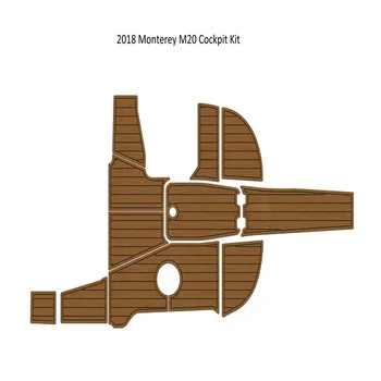 2018 Monterey M20 Kokpitu Pad Loď EVA Pena Faux Týk Palube Rohože Podlahy Obrázok