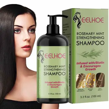 Peppermint Vlasy Šampón Oleja Rozmarínu Šampón Prírodné Zložky Šampón Pre Hydratuje, Hydratuje Vlasy, Suché Vlasy, Kučeravé Vlasy Obrázok